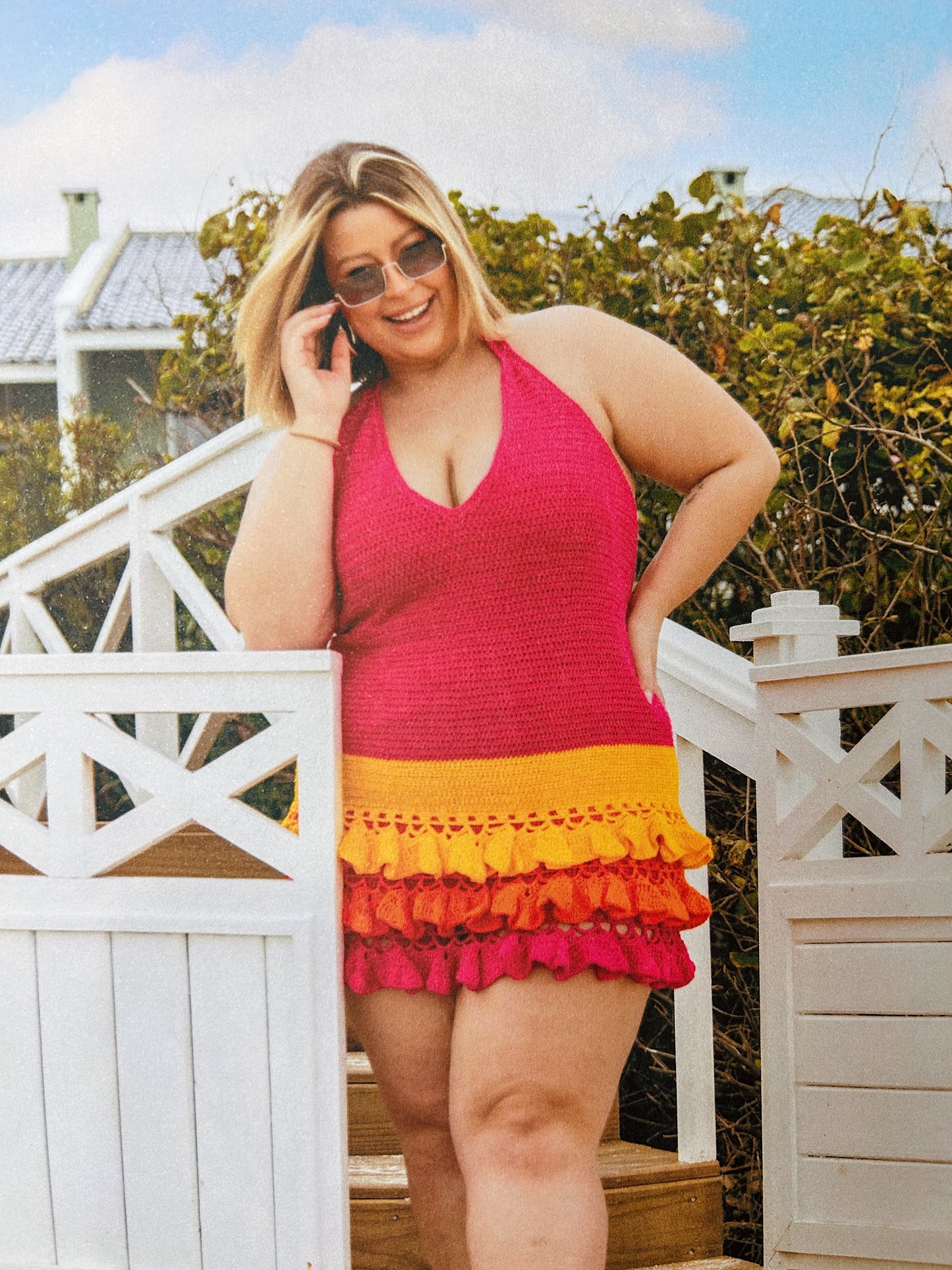 CROCHET PATTERN - Ruffle Dress Crochet Pattern
