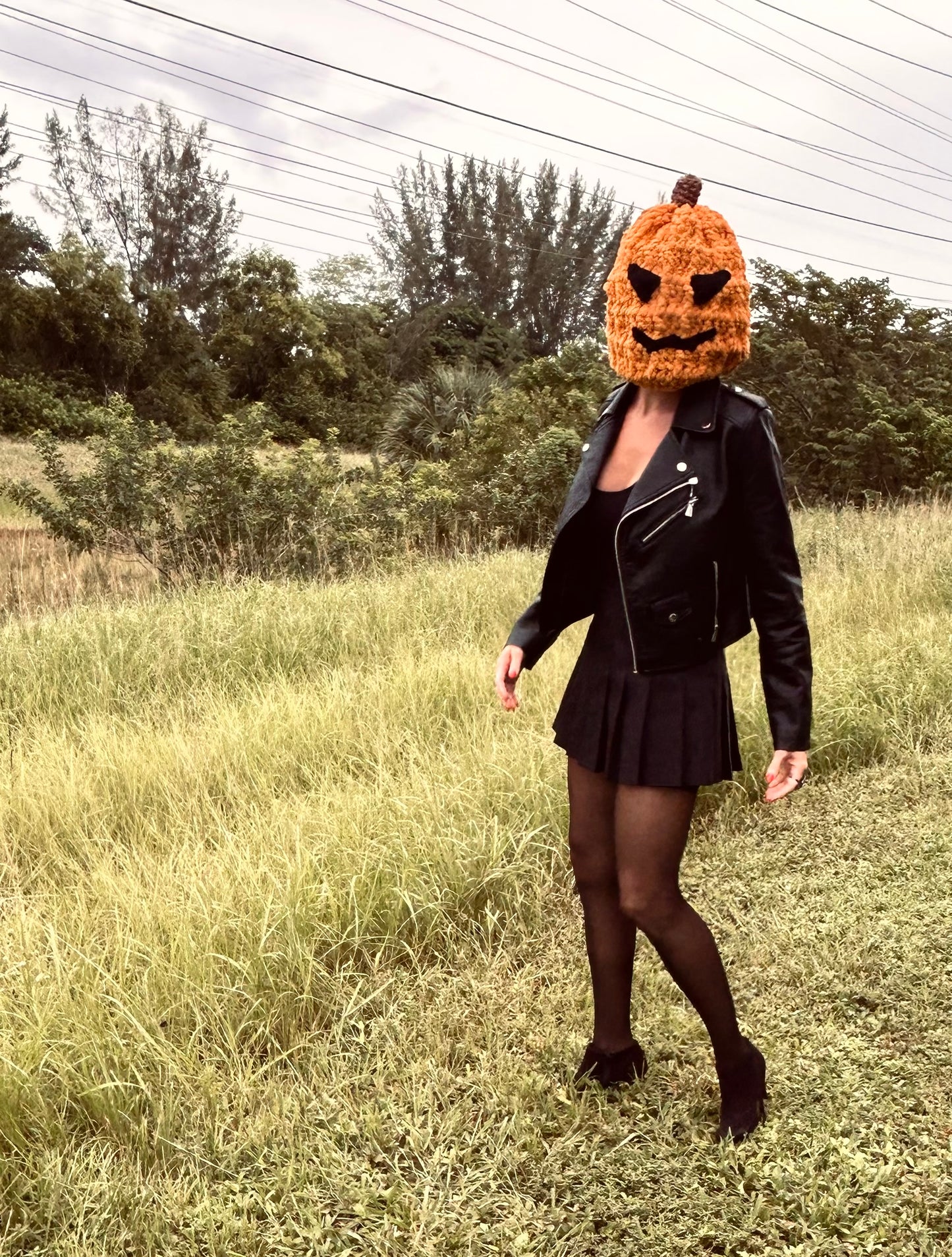 CROCHET PATTERN - Jack-o'-lantern Head