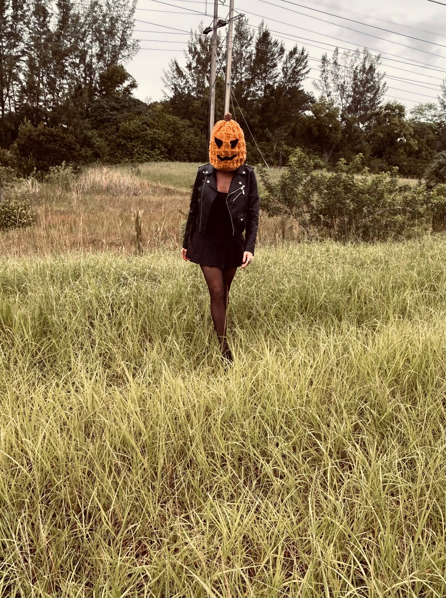 CROCHET PATTERN - Jack-o'-lantern Head