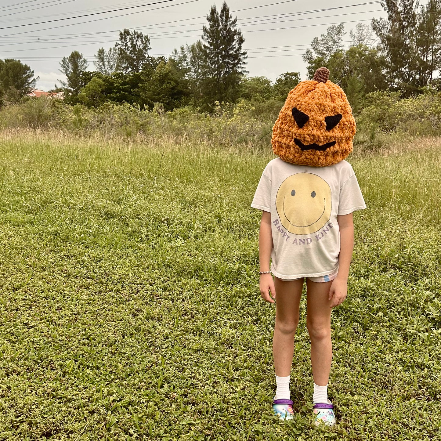 CROCHET PATTERN - Jack-o'-lantern Head
