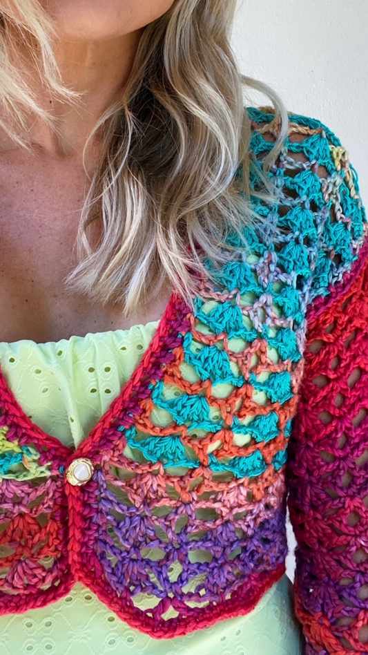 CROCHET PATTERN - The Comfy Cardi Crochet Pattern