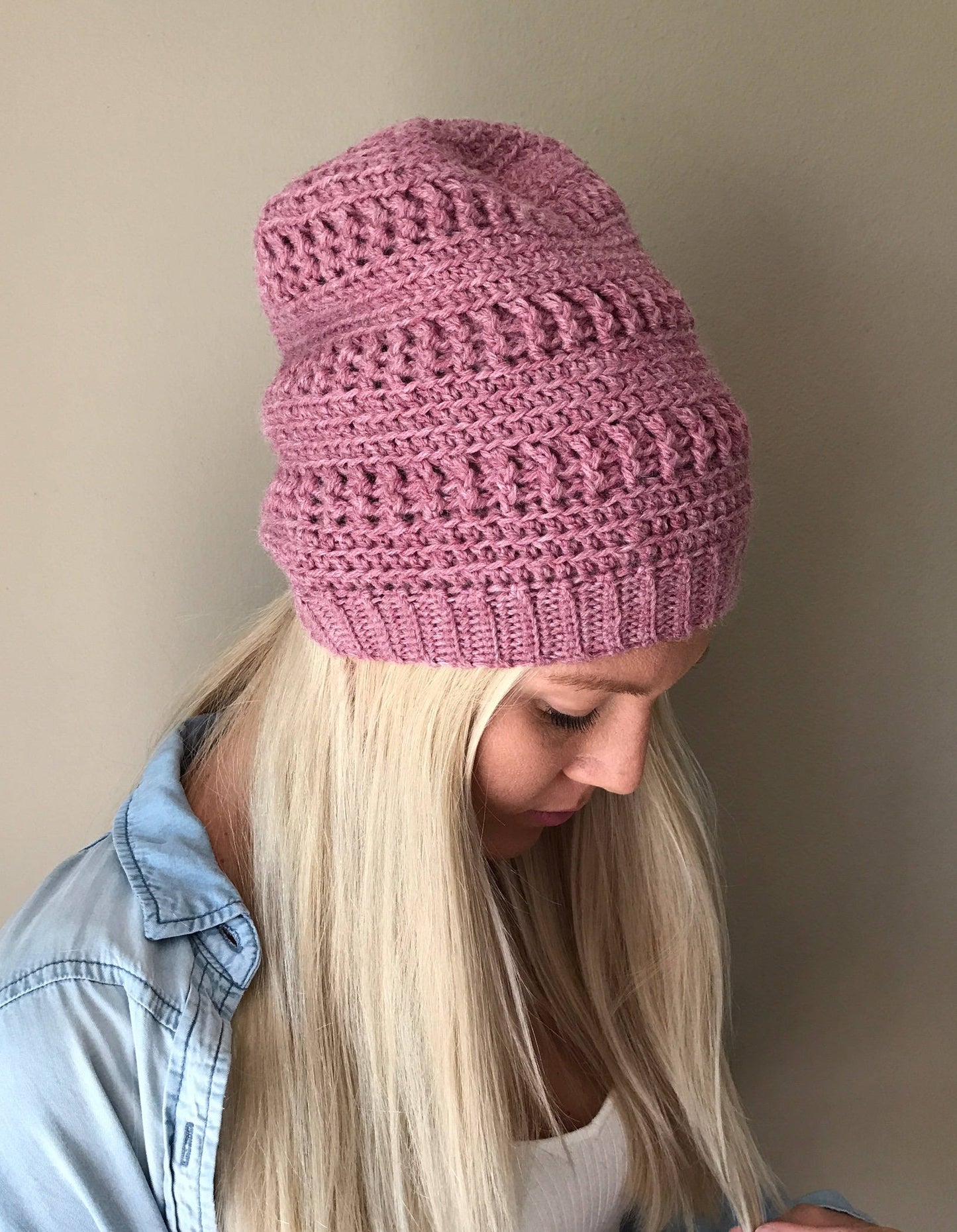 CROCHET PATTERN - The Diana Beanie Crochet Pattern