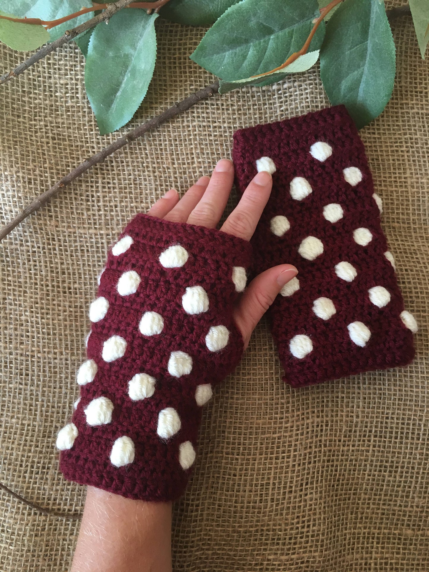 CROCHET PATTERN - Fingerless Gloves Crochet Pattern