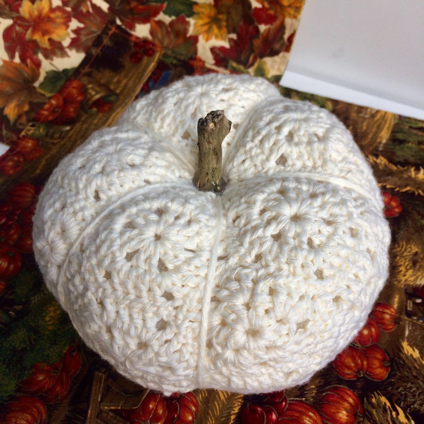 CROCHET PATTERN - Granny Pumpkin Crochet Pattern