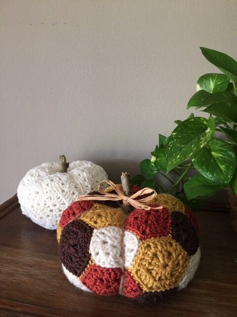 CROCHET PATTERN - Granny Pumpkin Crochet Pattern