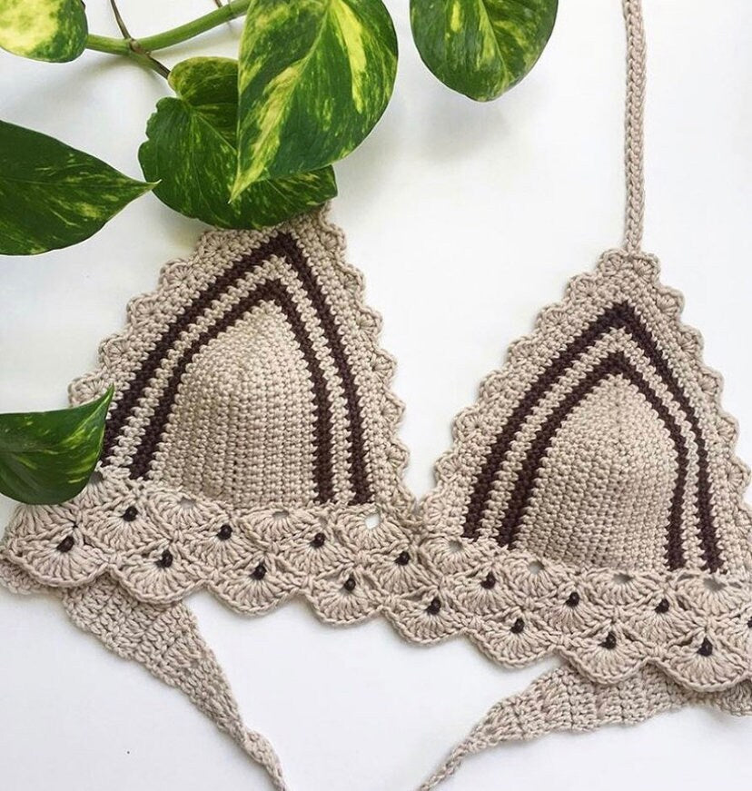 CROCHET PATTERN - Forget Me Not Bralette Crochet Pattern