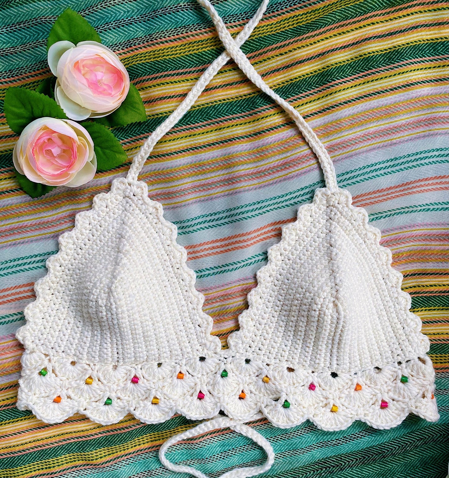 CROCHET PATTERN - Forget Me Not Bralette Crochet Pattern
