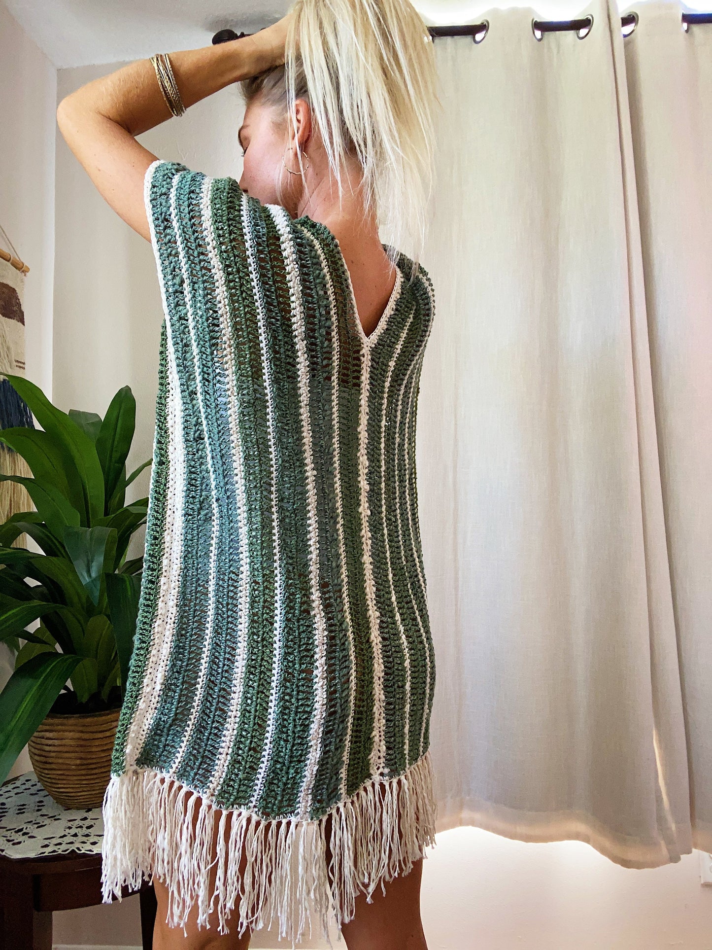 CROCHET PATTERN - The Oleta Poncho Crochet Pattern