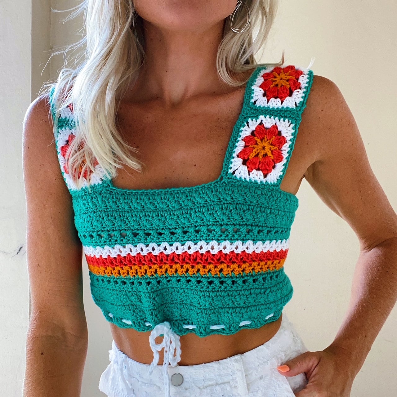 CROCHET PATTERN - Cantina Crop Top Crochet Pattern