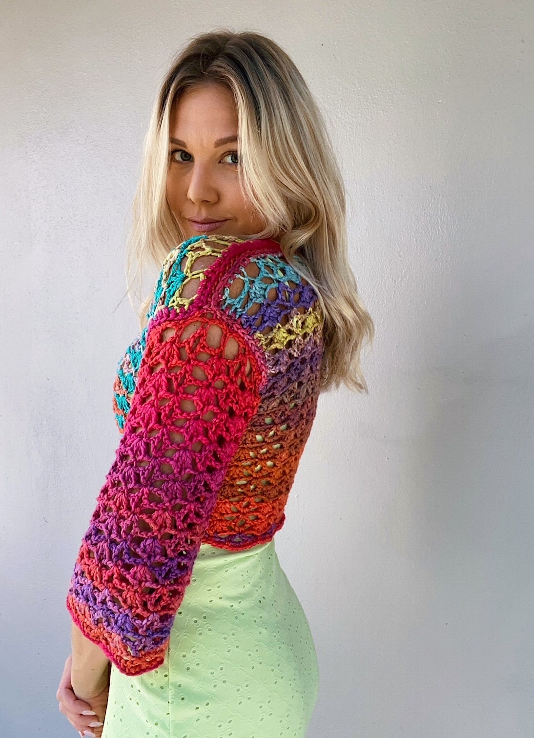 CROCHET PATTERN - The Comfy Cardi Crochet Pattern